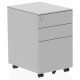 Rayleigh Steel 3 Drawer Lockable Mobile Pedestal